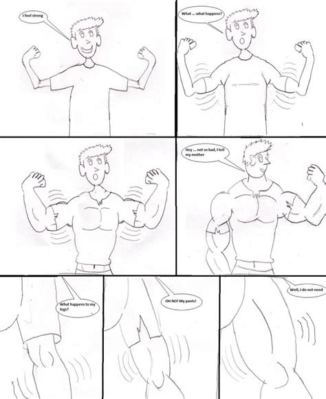 muscle growth comic|Comics